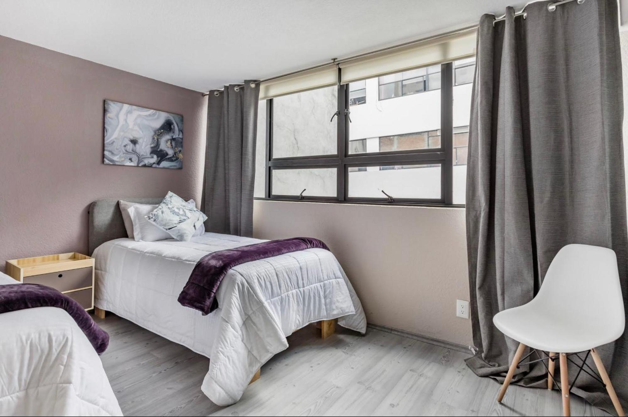 Cozy Roma Norte Flat - Parking- Wifi - Sleeps 6 Città del Messico Esterno foto